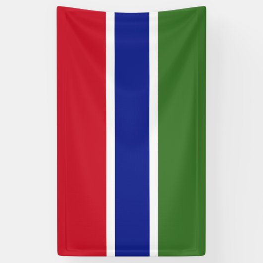 Gambia Flag Spandoek (Verticaal)