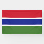 Gambia Flag Spandoek (Horizontaal)