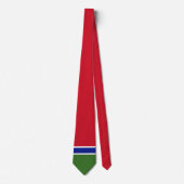 Gambia Flag Stropdas (Voorkant)