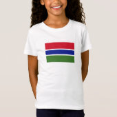 Gambia Flag T-shirt (Voorkant)