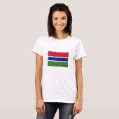 Gambia Flag T-shirt (Voorkant volledig)