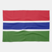Gambia Flag Theedoek (Horizontaal)