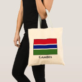 Gambia Flag Tote Bag (Voorkant (product))