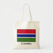 Gambia Flag Tote Bag (Voorkant)