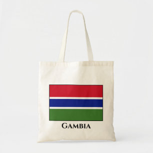 Gambia Flag Tote Bag