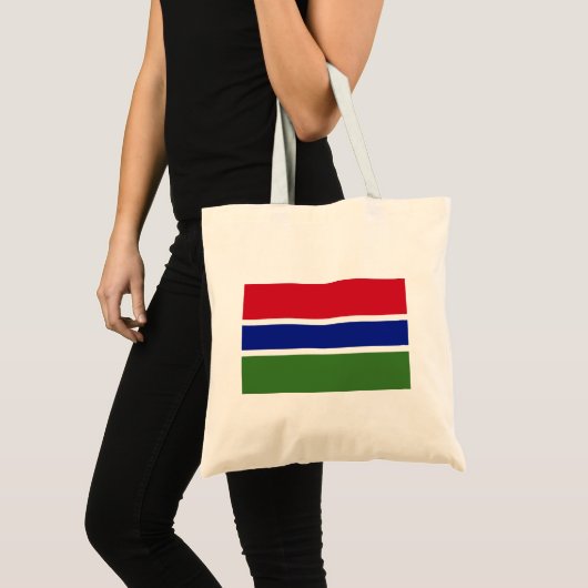Gambia Flag Tote Bag (Voorkant (product))