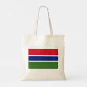Gambia Flag Tote Bag (Achterkant)