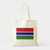 Gambia Flag Tote Bag (Voorkant)