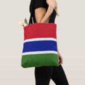 Gambia Flag Tote Bag (Dichtbij)