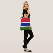Gambia Flag Tote Bag (Op model)