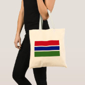 Gambia Flag Tote Bag (Voorkant (product))