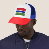 Gambia Flag Trucker Pet (In situ)
