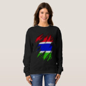 Gambia Flag Trui (Voorkant volledig)