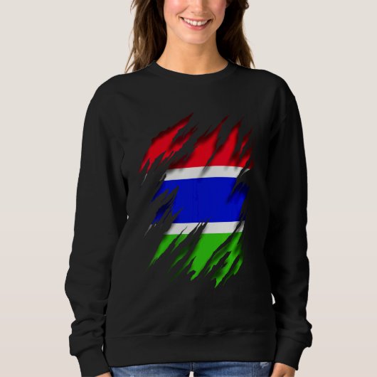 Gambia Flag Trui (Voorkant)