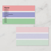 Gambia Flag Visitekaartje (Voorkant / Achterkant)