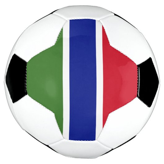 Gambia Flag Voetbal (Gedraaid)