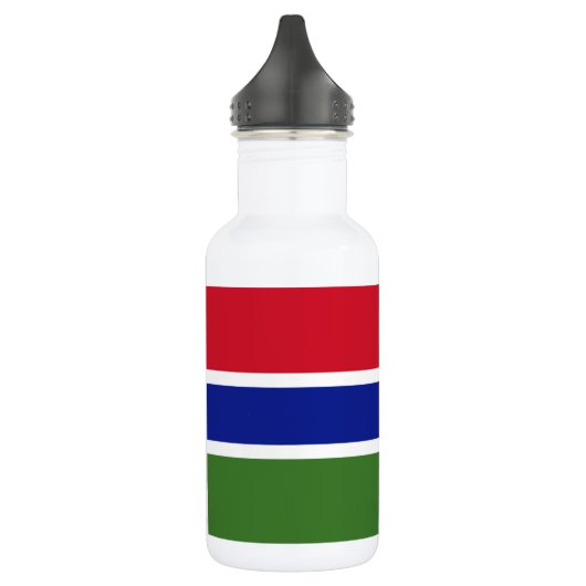 Gambia Flag Waterfles (Links)