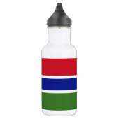 Gambia Flag Waterfles (Rechts)