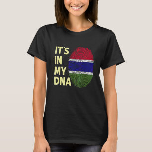 Gambia in mijn dna Gambiaans vlaggenteam Gambia 1 T-shirt