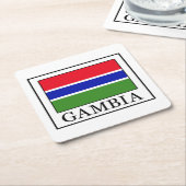 Gambia Kartonnen Onderzetters (Schuin)