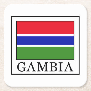 Gambia Kartonnen Onderzetters