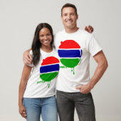Gambia laat wit vallen t-shirt (Unisex)