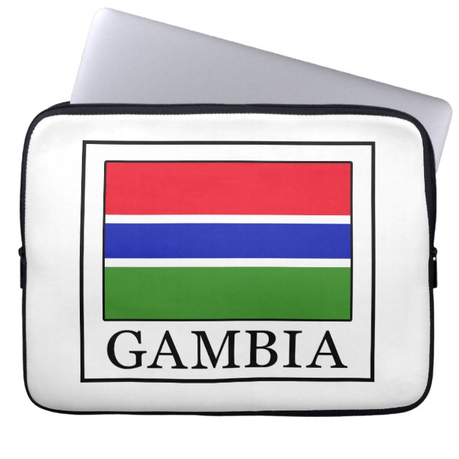 Gambia Laptop Sleeve (Voorkant)