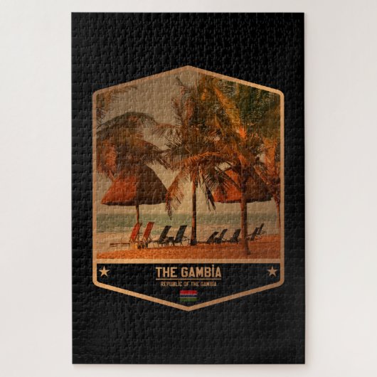 Gambia Legpuzzel (Verticaal)