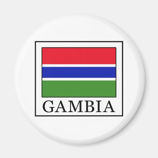 Gambia Magneet (Voorkant)