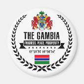 Gambia Magneet (Voorkant)