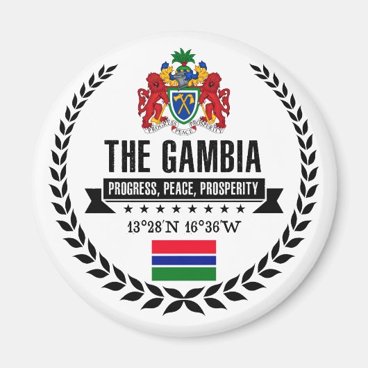 Gambia Magneet (Voorkant)