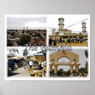 Gambia - Mozaïek - Poster