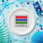 Gambia Papieren Bordje (Feest)