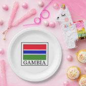 Gambia Papieren Bordje (Feest)