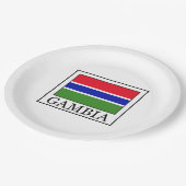 Gambia Papieren Bordje (Gekanteld)