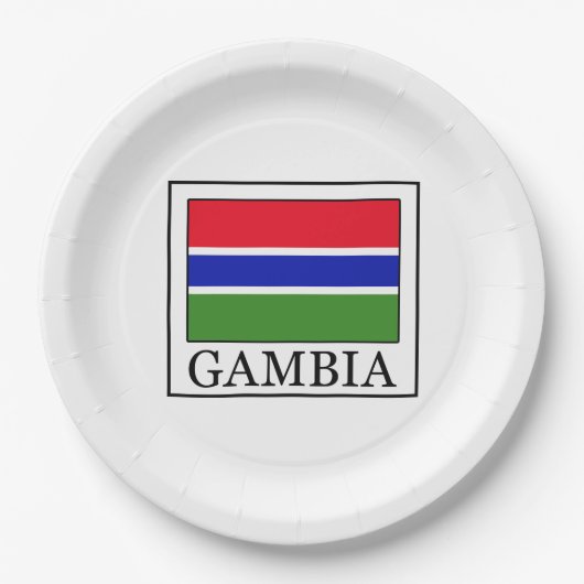 Gambia Papieren Bordje (Voorkant)