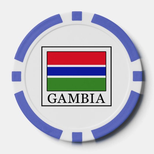 Gambia Poker Chips (Voorkant)