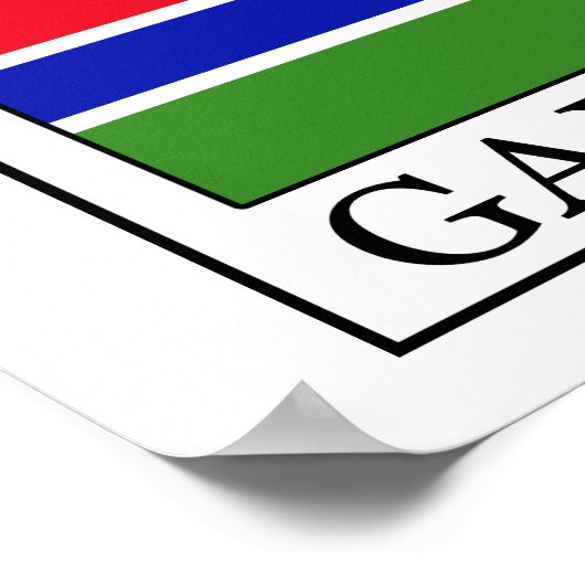Gambia Poster (Hoek)