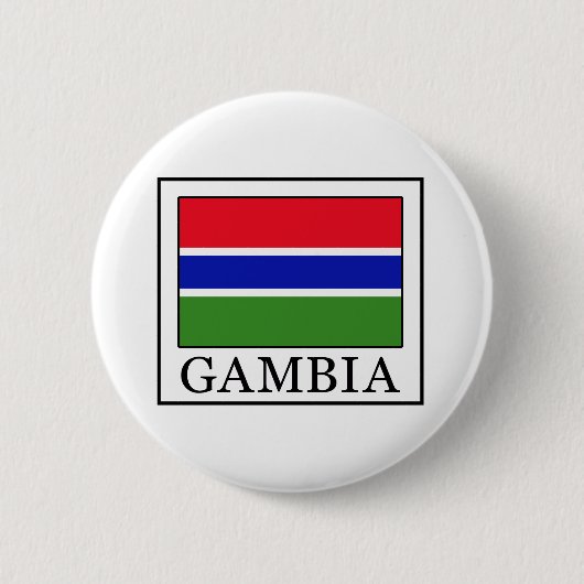 Gambia Ronde Button 5,7 Cm (Voorkant)