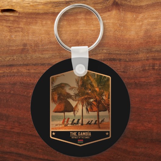 Gambia Sleutelhanger (Voorkant)