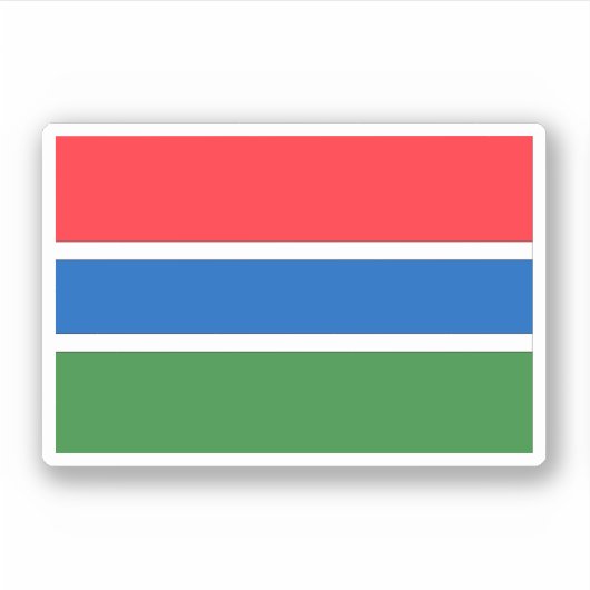 Gambia Sticker (Voorkant)