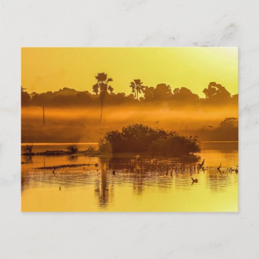 Gambia Sunrise Briefkaart (Voorkant)