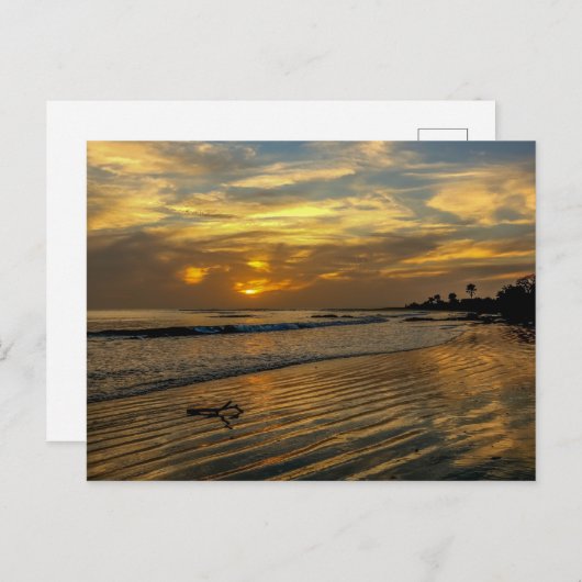 Gambia Sunset Briefkaart (Voorkant / Achterkant)