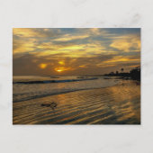 Gambia Sunset Briefkaart (Voorkant)