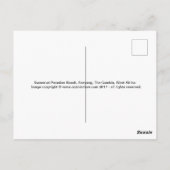 Gambia Sunset Briefkaart (Achterkant)