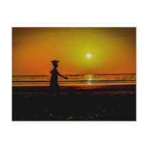 Gambia Sunset Briefkaart