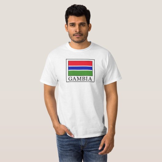Gambia T-shirt (Voorkant volledig)