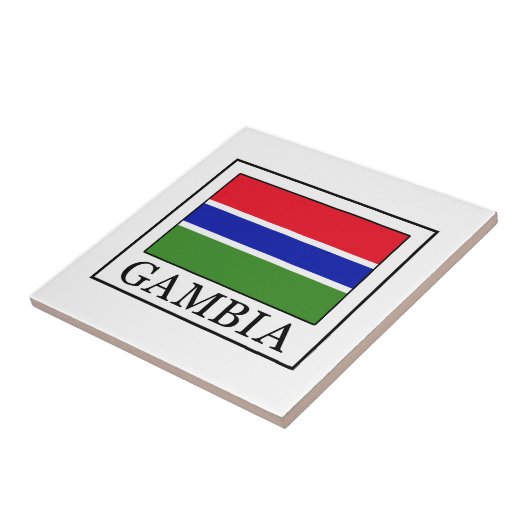 Gambia Tegeltje (Zijkant)