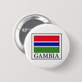 Gambia-toets Ronde Button 5,7 Cm (Voorkant /achterkant)