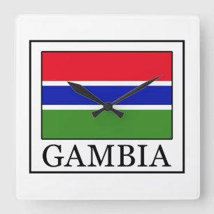 Gambia Vierkante Klok